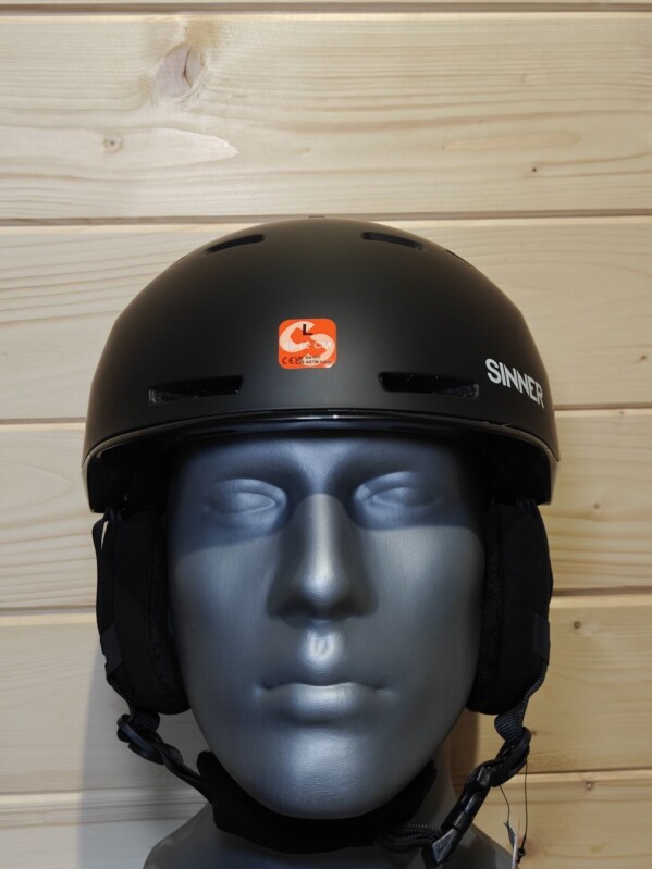 PRILBA SINNER KAISER MATTE BLACK 59-62CM